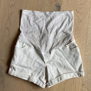 Liz Lange over bump maternity shorts XS